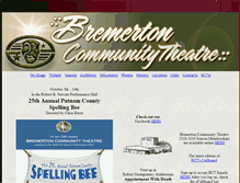 Tablet Screenshot of bremertoncommunitytheatre.org